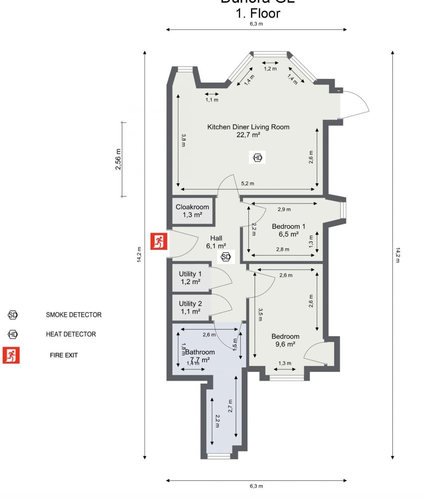 Apartment House No2 With Amazing Sea Views And Private Garden Onto Beach.